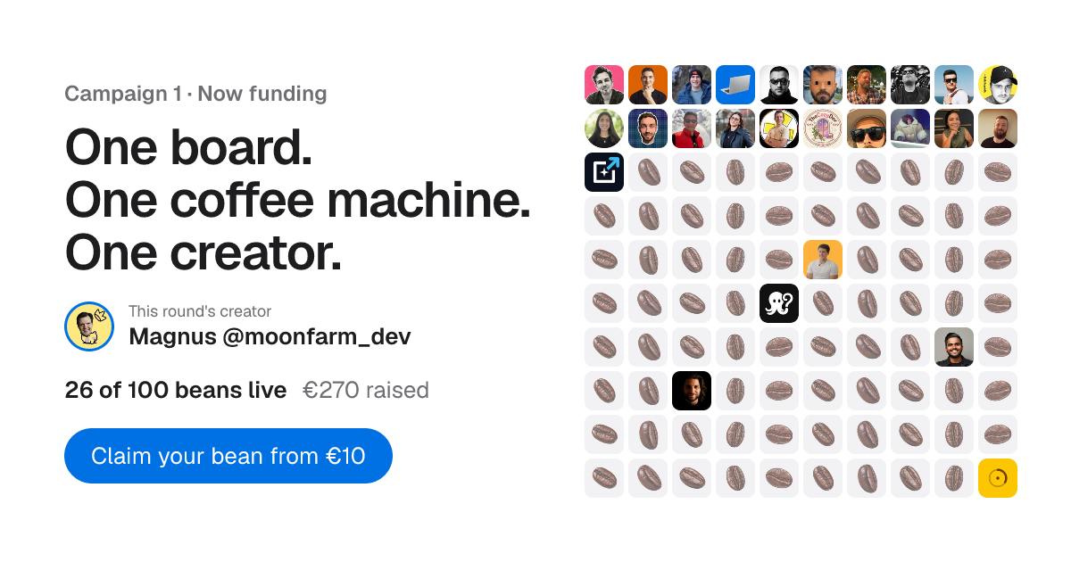 Creator Coffee Fund screenshot 1